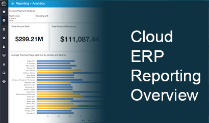 Cloud ERP Reporting overview