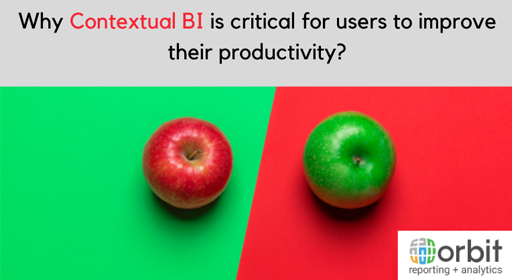 Why Contextual BI is critical for users to improve their productivity?