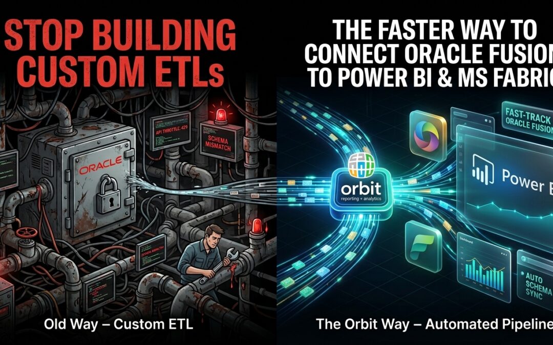 Stop Building Custom ETLs: The Faster Way to Connect Oracle Fusion to Power BI & MS Fabric