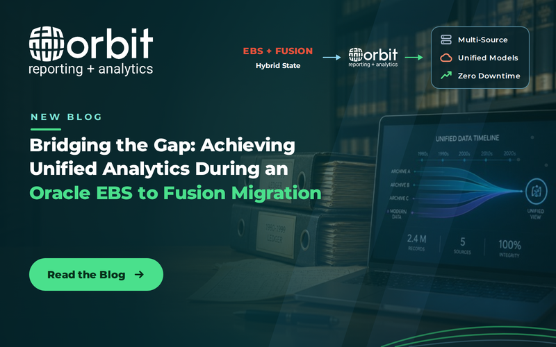 Bridging the Gap: Achieving Unified Analytics During an Oracle EBS to Fusion Migration